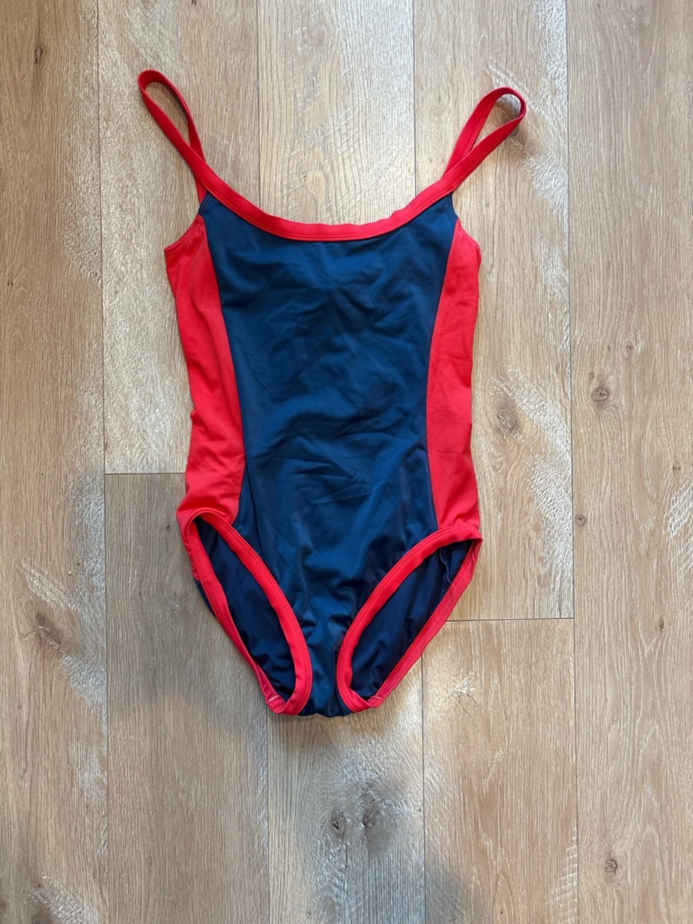 Marc By Marc Jacobs Navy and Red One-Piece Swimsuit